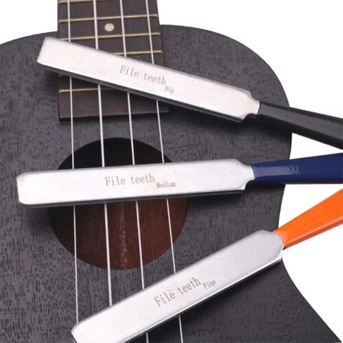 Bass Guitar Nut Files Double Edge Nut Slotting Files Set Fret Crowning Files Luthier Tools for P Bass Jazz Bass Guitar Set