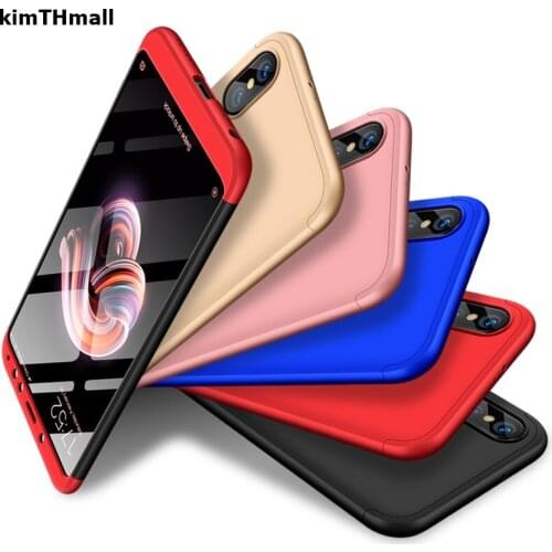 Case For Xiaomi Redmi Note 5 Pro Note 6 7 Pro Note 8 Pro Redmi 7A Cover Full Protection TPU+PC Hard 3 in 1 removable case