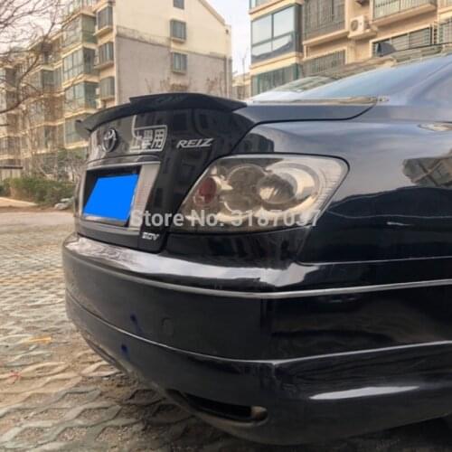For Toyota Mark X Reiz with color2005-2011 ABS Plastic Unpainted Color Rear Spoiler Wing Trunk Lid Cover Car Styling