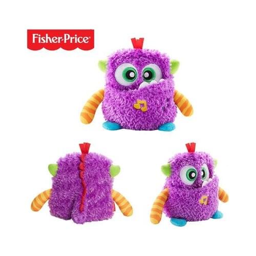 Original Fisher Price Baby Musical Toys for Baby 0-12 Month Giggles'n Growls Monster Doll Educational Sensory Infant Toys