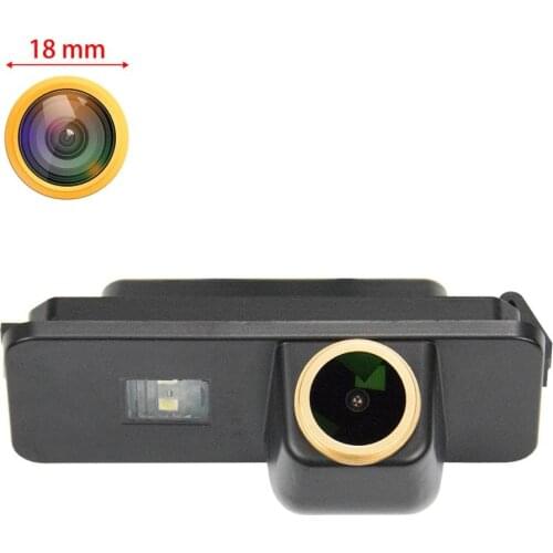 HD 720P Golden Rear View Camera for VW Amarok Seat Leon/Seat 3 Seat Altea XL VW Beetle Golf VI MK6 Passat CC Passat B7
