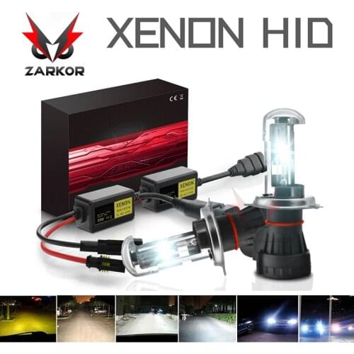 Zarkor 2pcs 55W Xenon H1 H7 H11 H3 H13 9005 9006 9004 9007 880 Headlight Bulb Car Light Brights HID Xenon Lamp 3000k - 12000K