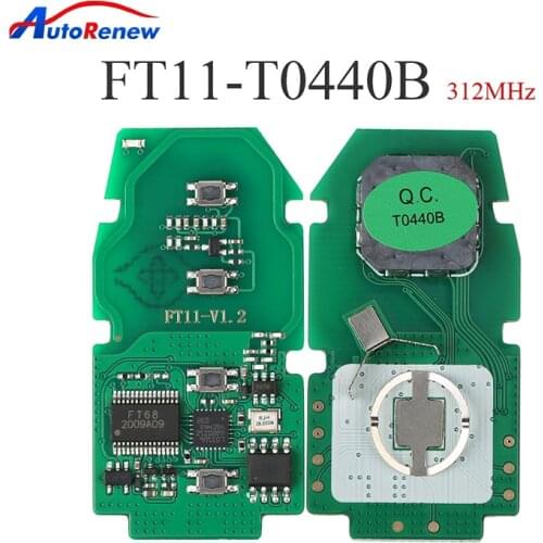 Lonsdor FT11 0440B 312/314MHz for Toyota Smart Key PCB (Can Copy Most 8A)