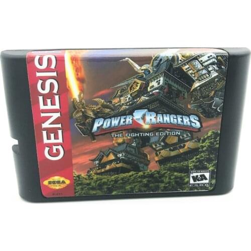 Power Rags The Fighting Edtion For SEGA GENESIS & Mega Drive 16 Bit Video Games Conosle
