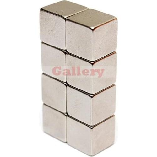 New Magnets Neodymium Disc 12 Pcs Lot Rare Earth 10mm Cube Block Super Strong Fridge