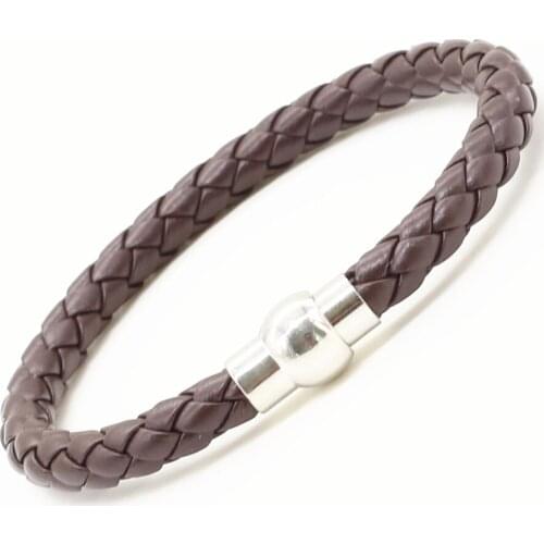 New Design Punk Vintage Design Vintage Fashion Cuff Bangle Retro Brown Rope Men Bracelets Women Jewelry Accessories