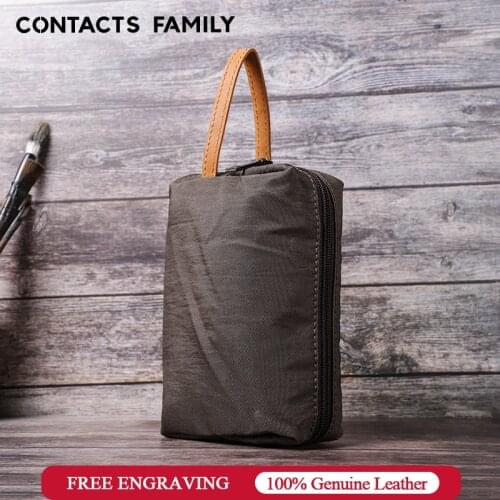 CONTACTS FAMILY Portable Storage Bag Cable Bag Organizer Wires Charger Digital Travel Bag Zipper Storage Pouch Accessories