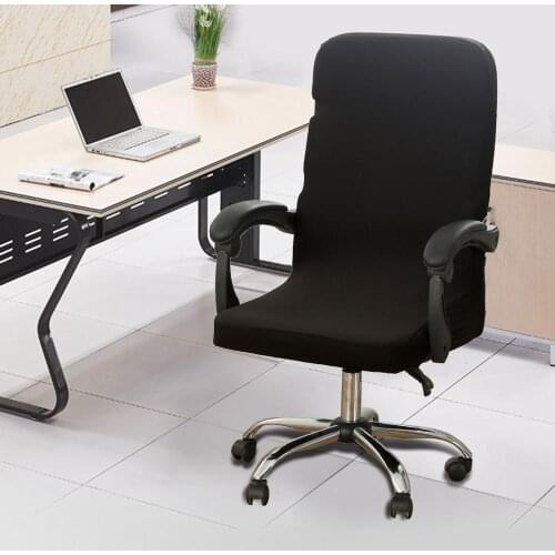 M/L Sizes Office Stretch Spandex Chair Covers Anti-dirty Computer Seat Chair Cover Removable Slipcovers For Office Seat Chairs