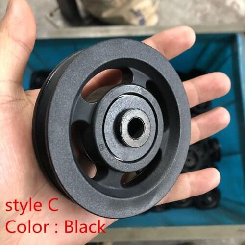 Universal 50mm/90mm/100mm Diameter Wearproof Nylon Bearing Pulley Wheel Cable Gym Fitness Equipment Wholesale