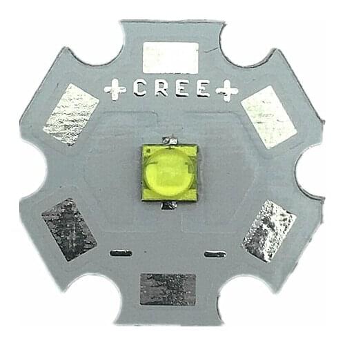 5 PCS Cree XTE XT-E LED1- 5W LED Cool white 6000-6500K high power LED CHIP with 20/16/14/12/10/8MM PCB