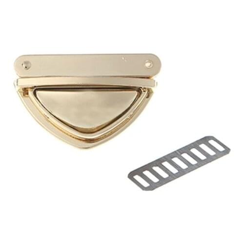 Triangle Shape Clasp Turn Lock Twist Locks for DIY Handbag Shoulder Bag Purse