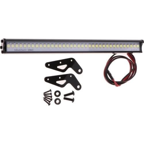 Waterproof Metal 36 LED Light Bar Bright Lamp for Axial SCX10 D90, Traxxas TRX4, HSP, HPI, Redcat 1/10 Rock Crawler