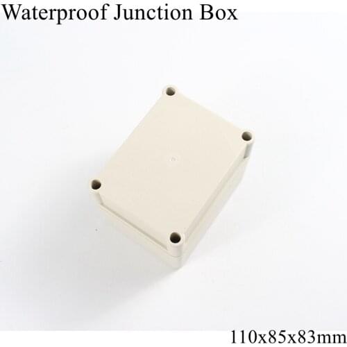 110x85x83mm Waterproof Plastic Enclosure Box Outdoor Cable Connection Wire Junction Electrical Project Case ABS IP65 110*85*83mm