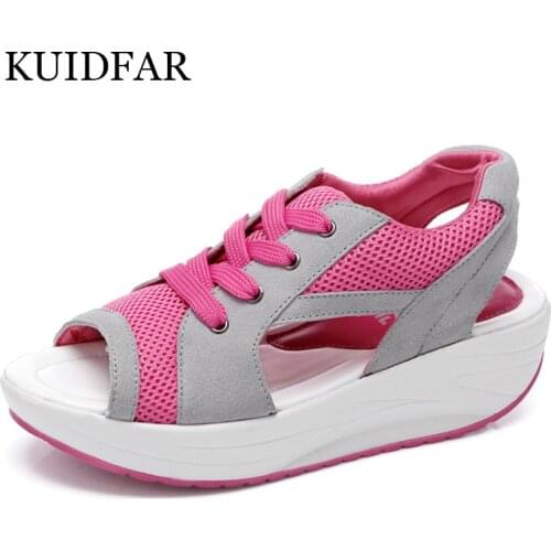 KUIDFAR Women casual shoes 2018 Spring Summer lace up shoes new fashion women shoes woman