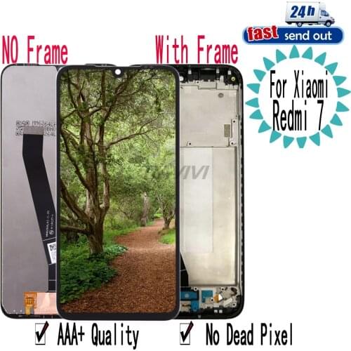 6.26" LCD For Xiaomi Redmi 7 LCD Display Touch Screen Tested Digitizer Assembly With Frame For Redmi7