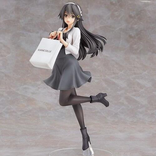 23cm Anime Kantai Collection Haruna Shopping Sexy Girl PVC Action Figure Toy Adult Collectible Model Doll Toys Gifts