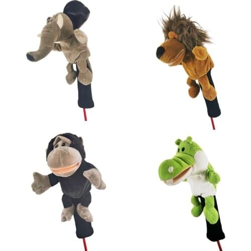 Golf club head covers, fairway wood club covers, all kinds of animal club head covers are very cute