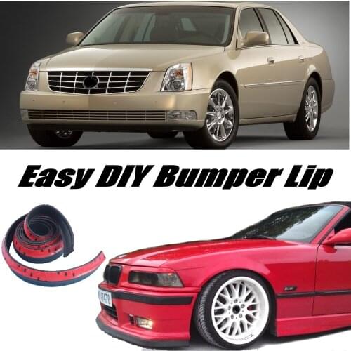 Bumper Lip Deflector Lips For Cadillac DTS Front Spoiler Skirt For TopGear Friends Car View Tuning / Body Kit / Strip