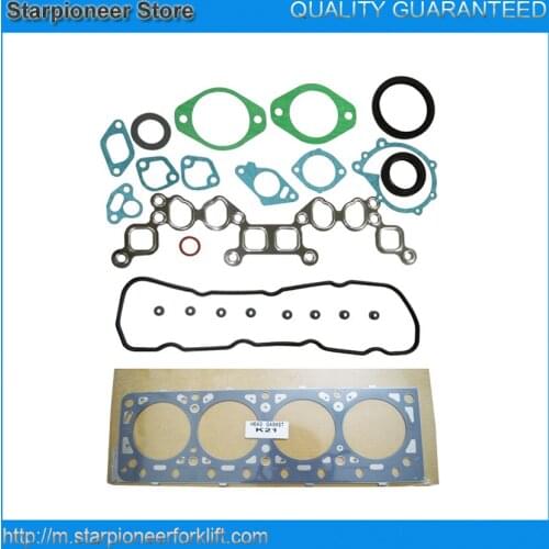 Forklift parts full gasket kit / overhaul repair kit for engine K21/K25 N-10101-FY54J