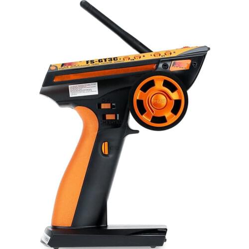 Flysky FS-GT3C 3CH AFHDS Automatic Frequency Hopping Digital System Transmitter & FS-GR3E 3CH Receiver for RC Boat Car