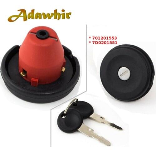 FOR VW TRANSPORTER T4 / CARAVELLE 1990-2003 7D0201551 FUEL TANK CAP LOCK WITH 2 KEYS 701201553