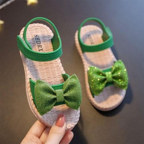 Summer Sandals Infant Kids Baby Girls Party Princess Shoe Children Girls Sandals Bowknot Beach 2021 Childrens Shoes Performance