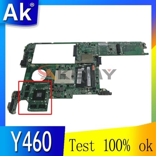 Laptop motherboard For LENOVO Ideapad Y460 DAKL2BMB8F0 11012868 HM55 216-0772000 DDR3 Mainboard
