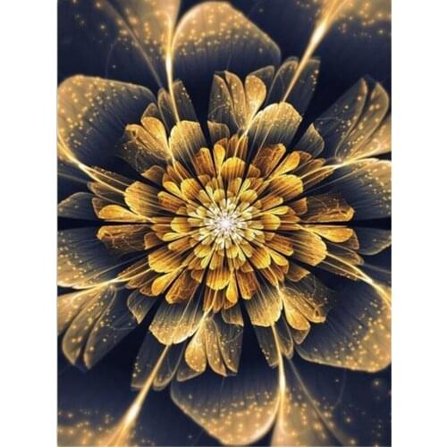 Flower Mandala DIY Embroidery Cross Stitch 11CT Kits Craft Needlework Set Printed Canvas Cotton Thread Home Wholesale