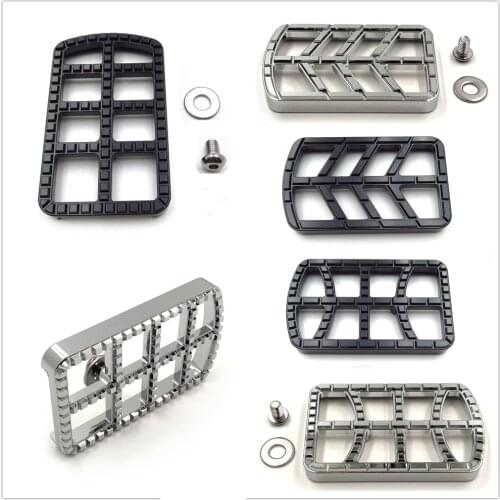 Aftermarket free shipping motorcycle parts Chrome Brake Pedal Pad For Harley Davidson 14-16 Dyna 86-17 Softail Touring