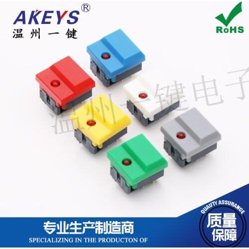 PB86-B1Key switchLed 3V with lightPress and tap the stage button