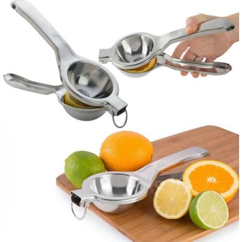 Kitchen Useful Gadget Stainless Steel Hand Press Lemon Squeezer Lime Orange Citrus Press Juicer Vegetable Fruit Juice Bar Tools