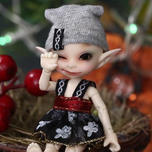 Realpuki Papilio FreeShipping Fairyland FL Doll BJD 1/13 Pink Smile Elves Toys for Girl Tiny Resin Jointed Doll