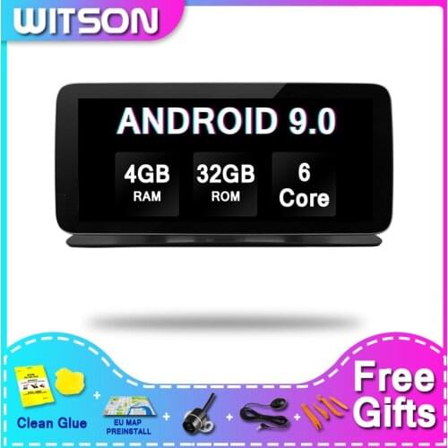 WITSON Mercedes-Benz BIG SCREEN Android 9.0 Car DVD Gps For MERCEDES-BENZ C-Class C218 X218 2013 NTG4.5 4G 32GB Car Radio