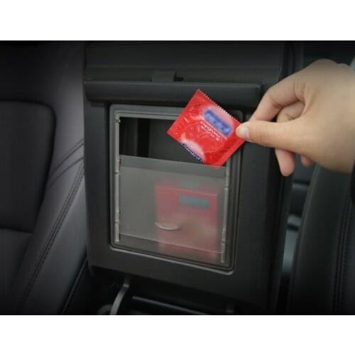 Hidden Storage Box for Tesla Model 3 Center Console Organizer Central Armrest Storage Box Hidden Holder Model3 Car Accessories