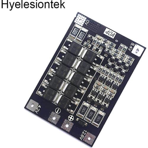 4S BMS 18650 BMS 4S 40A 14.8V 16.8V Balance Lipo Li-ion Lithium Battery Protection Circuit Board BMS Charger PCB Electric Drill