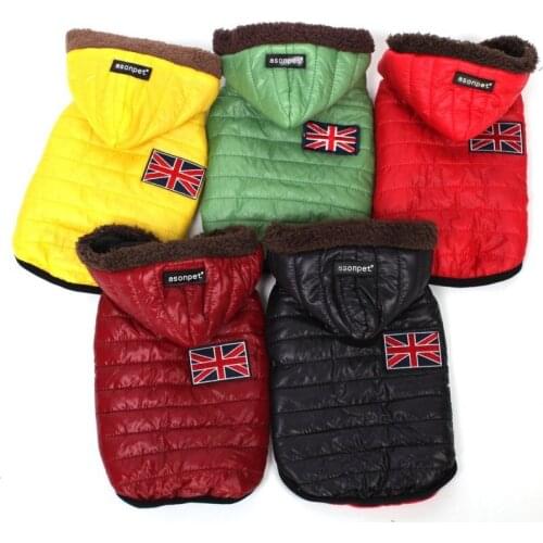 High Quality Winter Pet Dog Clothes For Small Dogs Soft Pets Clothing Warm Hoodies Dog Coat Jacket Windbreak Dog Costume