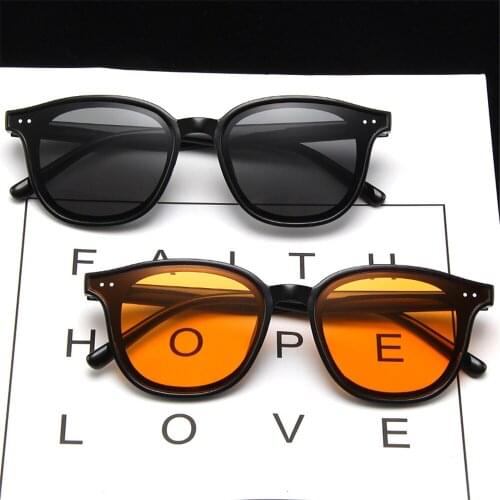 1pcs 2021 Retro Round Rice Nails Sunglasses Woman High Quality Transparent Candy Colors Sun Glasses Men Luxury Glasses Unisex