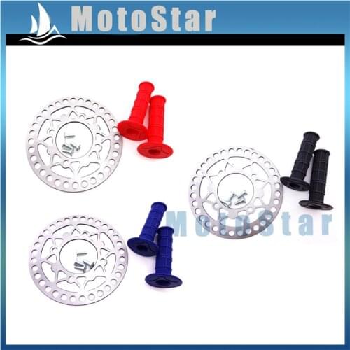 200mm Rear Brake Disc Disk Rotor Bolts Screws Throttle Handle Grips For Chinese CRF50 SSR Pit Dirt Trail Bike Motorcycle