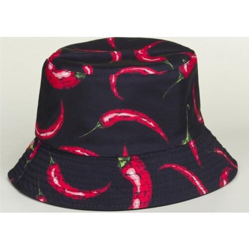 2021 Cotton new style fashion pepper Bucket Hat Fisherman Hat outdoor travel hat Sun Cap Hats for Men and Women 468