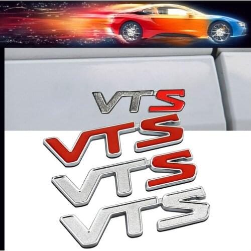 3D Premium Metal VTS car Hood Fender trunk Emblem Badge Sticker for C2 C3 C4 C5 Berlingo Elysee Quatre Saxo C4L Xsara Picasso