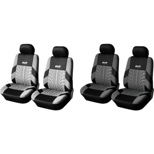 4 PCS Car Seat Cover Seat Protection with Letter Embroidery Front Seat
