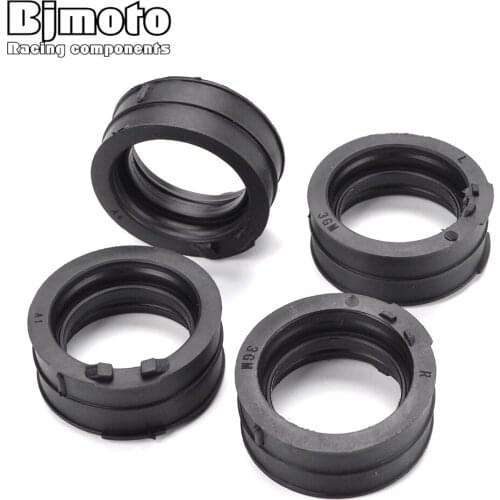 Motorcycle Carburetor Adapter Inlet Intake Pipe Rubber Mat for Yamaha YZF750R YZF750 1994-1998 YZF1000R Thunderace YZF1000 97-01