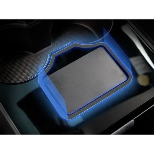 Car Key Position Engine Start Card Trim Frame Holder Fixer Decoration Sticker For Tesla Model 3 2017 2018 2019 Accessories