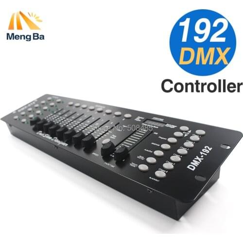 Free shipping NEW 192 DMX Controller Stage Lighting DJ equipment DMX Console for LED Par Moving Head Spotlights DJ Controller