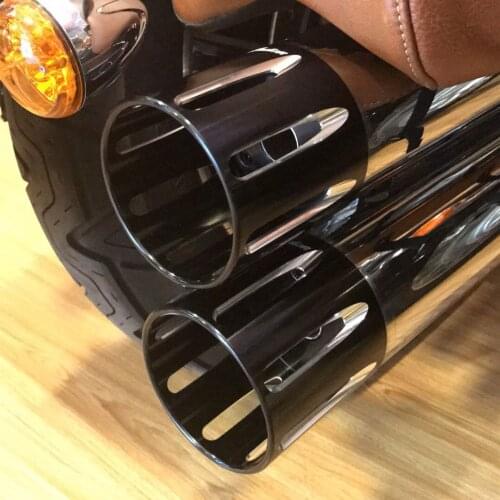 For Indian Chief Dark Horse Vintage Roadmaster Bobber Scout Motorcycle Accessories Exhaust Decorative Cover CNC Aluminum Alloy