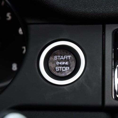 For Landrover Range Rover Vogue Sport Evoque Velar Chrome Start Engine Stop Push Button Cover Ring Trim Sticker Car Accessories