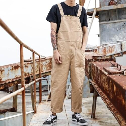 Jeans Jumpsuit Men Summer Spring Autumn Overall Mens Jumpsuits Rompers Casual Regular Fit Fashion Male Pants Sets Clothes