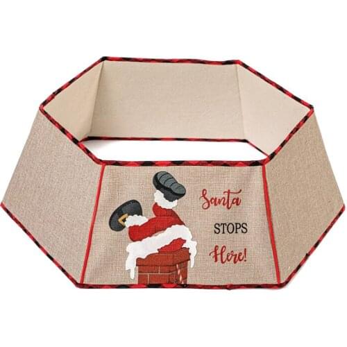 Christmas Tree Apron 26cm Indoor Decorations Interior Decoration Heavy Duty Durable For Home Old Man Chimney