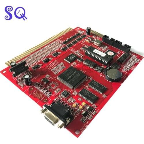 Casino game slot PCB motherboard 17 in 1 VGA Jamma connector red for LCD arcade