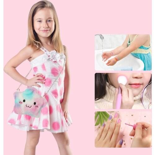 Girls Makeup Toys, Childrens Simulation Cosmetics Nail Polish Manicure Home Pack Cultivate Your Babys Interest